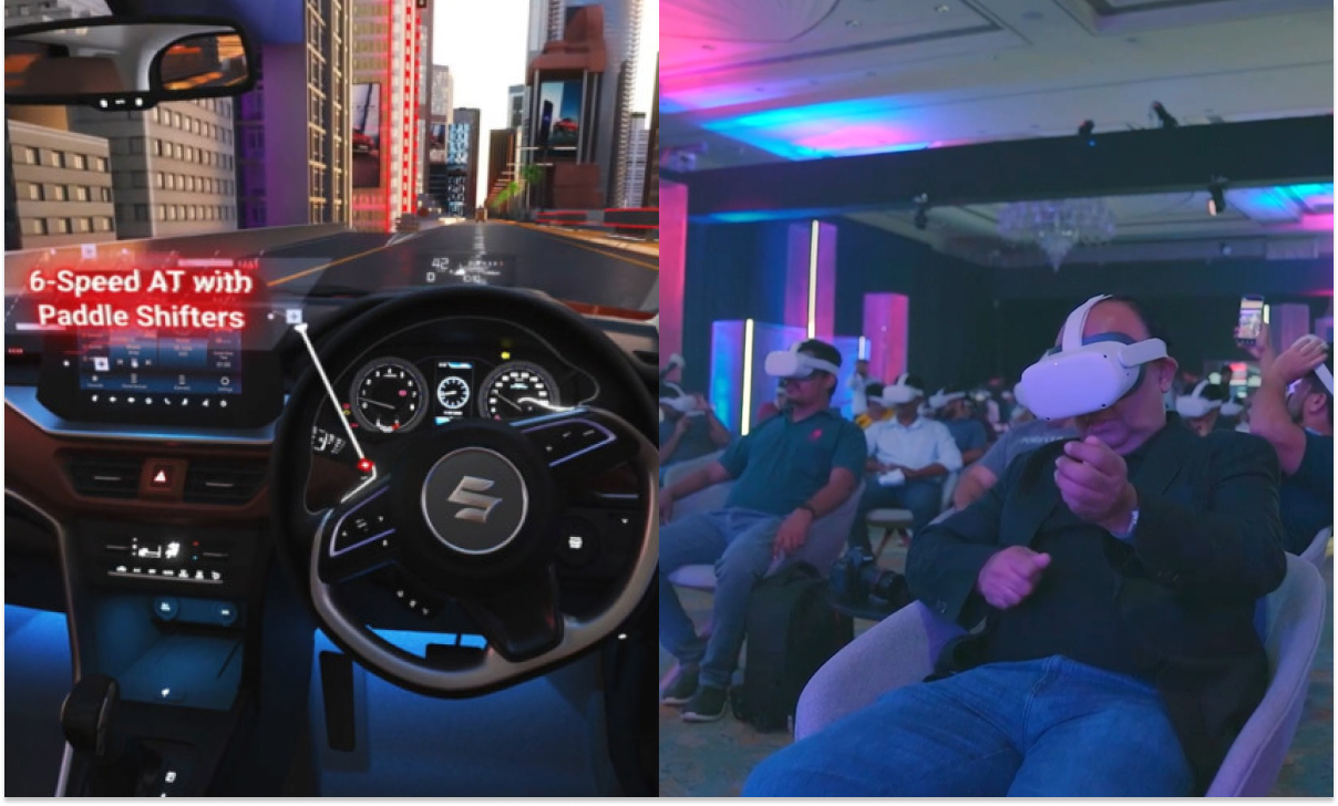 Automotive VR simulation for an immersive driving experience